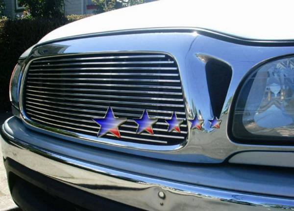 APS - Toyota Tacoma APS Billet Grille - Center - Upper - Stainless Steel - T85365S