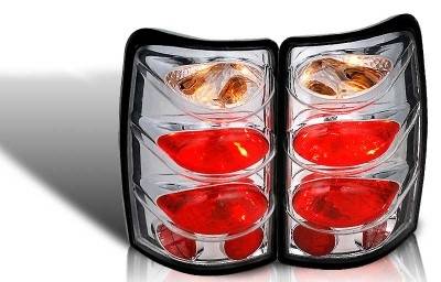 WinJet - Chevrolet Tahoe WinJet Altezza Taillight - Chrome & Clear - WJ20-0005-01