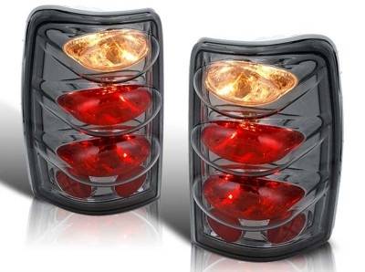 WinJet - Chevrolet Tahoe WinJet Altezza Taillight - Chrome & Smoke - WJ20-0005-02