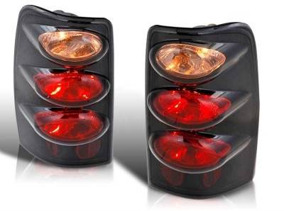WinJet - Chevrolet Suburban WinJet Altezza Taillight - Black & Clear - WJ20-0005-04