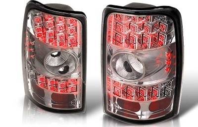 WinJet - Chevrolet Suburban WinJet LED Taillight - Chrome & Smoke - WJ20-0007-02