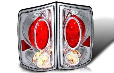 WinJet - Dodge Ram WinJet Altezza Taillight - Chrome & Clear - WJ20-0011-01