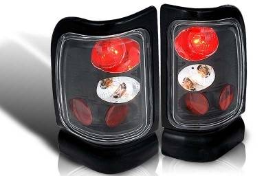 WinJet - Dodge Ram WinJet Altezza Taillight - Black & Clear - WJ20-0012-04