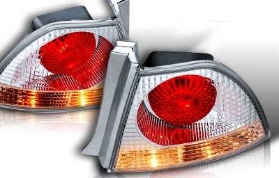 WinJet - Honda Accord WinJet Altezza Taillight - Chrome & Clear - WJ20-0026-01