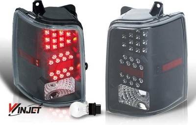 WinJet - Jeep Grand Cherokee WinJet LED Taillight - Black & Smoke - WJ20-0038-05