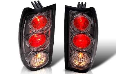 WinJet - Nissan Frontier WinJet Altezza Taillight - Chrome & Smoke - WJ20-0043-02