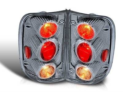 WinJet - Toyota Tacoma WinJet Altezza Taillight - Carbon Fiber & Clear - WJ20-0046-06
