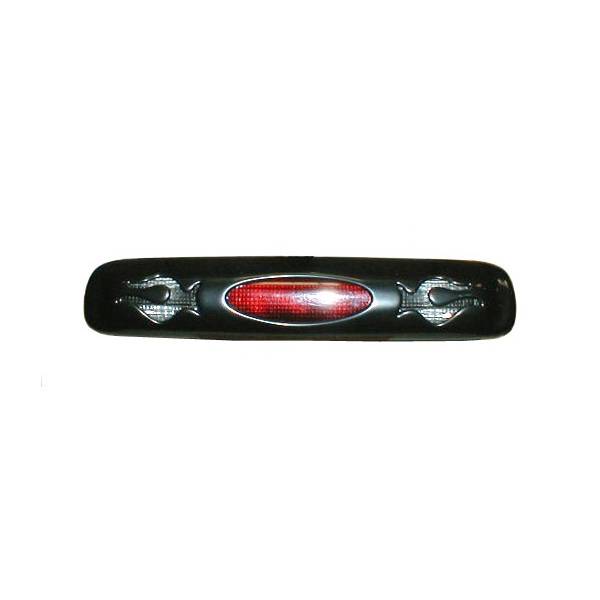 V-Tech - GMC Sierra V-Tech 3rd Brake Light Covers - Flame Style - 79050