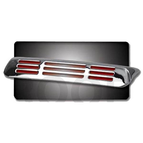 V-Tech - Ford F150 V-Tech 3rd Brake Light Covers - Slotted Style- Chrome - 1375089