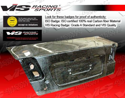VIS Racing. - Honda Civic 4DR VIS Racing OEM Carbon Fiber Trunk - 01HDCVC4DOE-020C