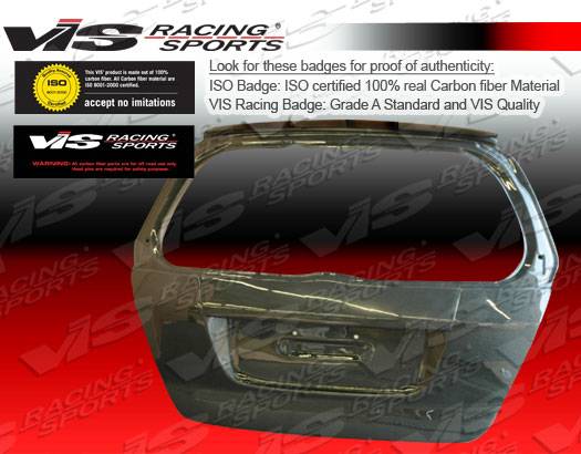 VIS Racing - Honda Fit VIS Racing OEM Carbon Fiber Hatch - 07HDFIT4DOE-020C