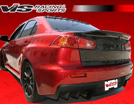 VIS Racing - Mitsubishi Lancer VIS Racing Demon Carbon Fiber Trunk - 08MTEV104DDEM-020C