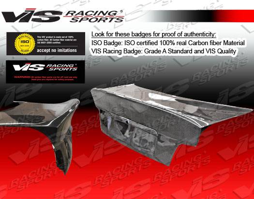 VIS Racing - BMW 3 Series 4DR VIS Racing CSL Euro Carbon Fiber Trunk - 92BME364DCSL-020C