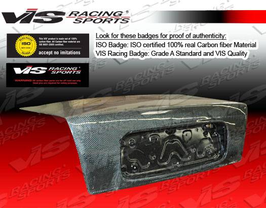 VIS Racing - Honda Prelude VIS Racing OEM Carbon Fiber Trunk - 92HDPRE2DOE-020C