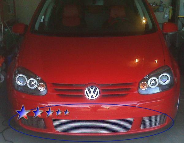 APS - Volkswagen Rabbit APS Billet Grille - Bumper - Aluminum - V65535A