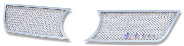 APS - Volkswagen Touareg APS Wire Mesh Grille - Upper - Stainless Steel - V75506T