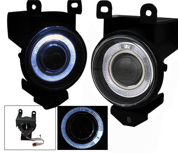4CarOption - GMC Yukon 4CarOption Halo Projector Fog Lights - XT-FGPR-DNL-0106