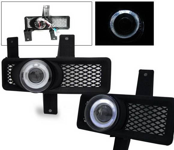 4CarOption - Ford Expedition 4CarOption Halo Projector Fog Lights - XT-FGPR-F150-9798