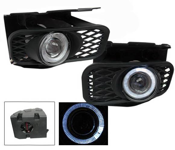 4CarOption - Ford Expedition 4CarOption Halo Projector Fog Lights - XT-FGPR-F150-9903