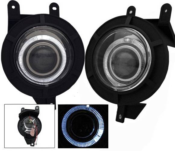 4CarOption - Lincoln Blackwood 4CarOption Halo Projector Fog Lights - XT-FGPR-NVGT-9802
