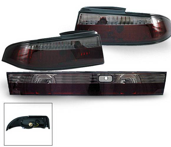 4CarOption - Nissan 240SX 4CarOption Altezza Taillights - XT-TLZ-240SX9598BK-6