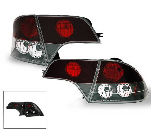 4CarOption - Honda Civic 4DR 4CarOption Altezza Taillights - XT-TLZ-CV06074BK-6