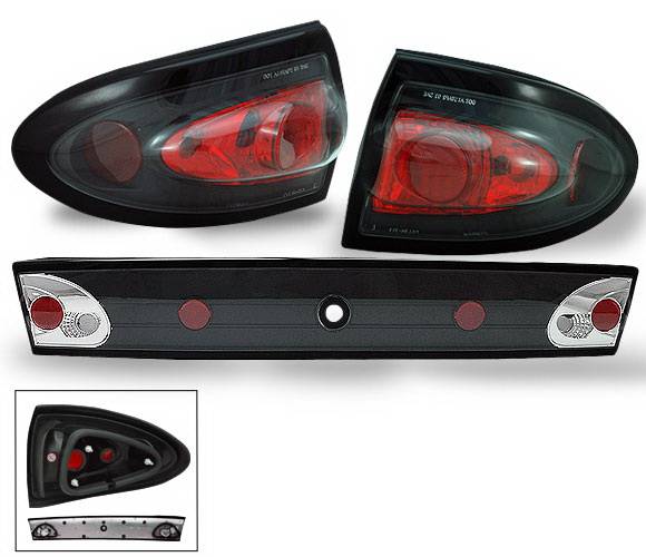 4CarOption - Chevrolet Cavalier 4CarOption Altezza Taillights - XT-TLZ-CVL0305BK-6