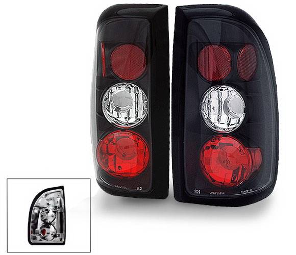 4CarOption - Dodge Dakota 4CarOption Altezza Taillights - XT-TLZ-DKT9704BK-6