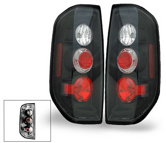 4CarOption - Nissan Frontier 4CarOption Altezza Taillights - XT-TLZ-FRTR0506BK-6