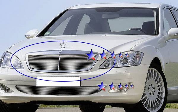 APS - Mercedes-Benz S Class APS Billet Grille - Upper - Aluminum - Z66596A