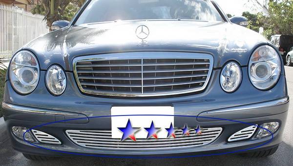 APS - Mercedes-Benz E Class APS CNC Grille - Bumper - Aluminum - Z95518A
