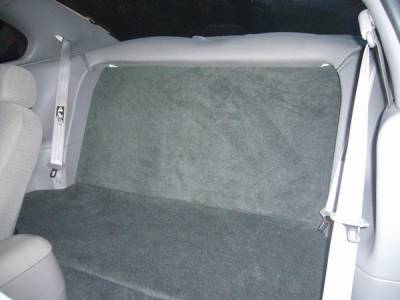 AM Custom - Ford Mustang Rear Seat Delete Kit - Charcoal