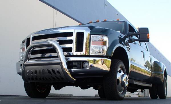 Aries - Ford Superduty Aries Big Horn Bar with Stainless Skid - 4 Inch