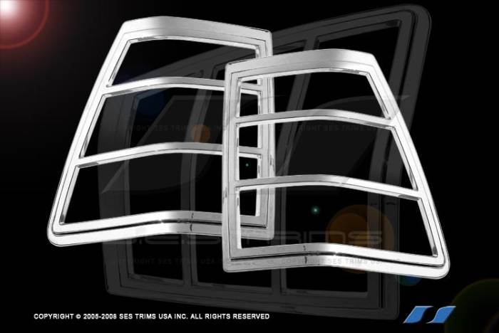 SES Trim - Jeep Grand Cherokee SES Trim ABS Chrome Taillight Trim - TL120
