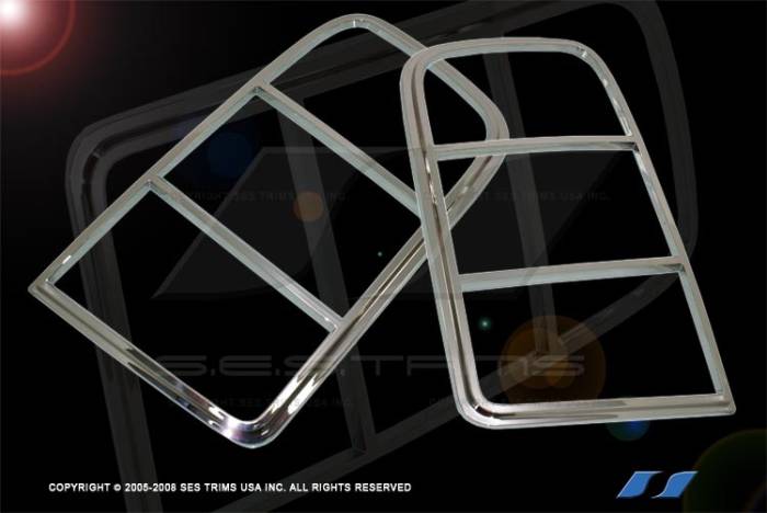 SES Trim - Ford Mustang SES Trim ABS Chrome Taillight Trim - TL123