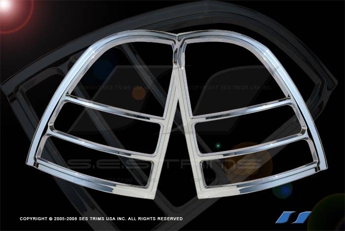 SES Trim - Chevrolet Trail Blazer SES Trim ABS Chrome Taillight Trim - TL125