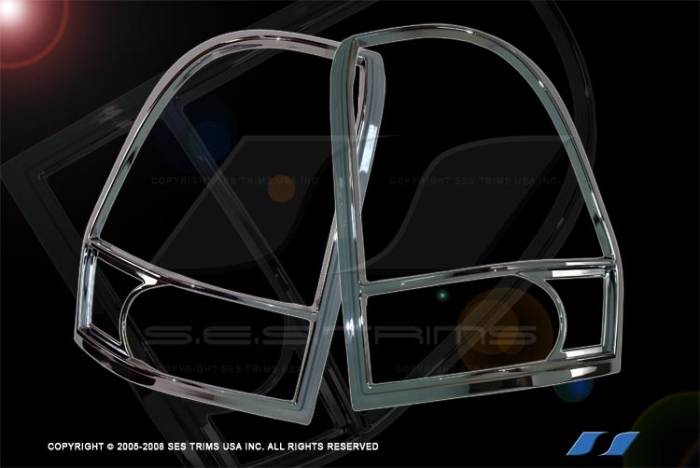 SES Trim - Chevrolet Trail Blazer SES Trim ABS Chrome Taillight Trim - TL126