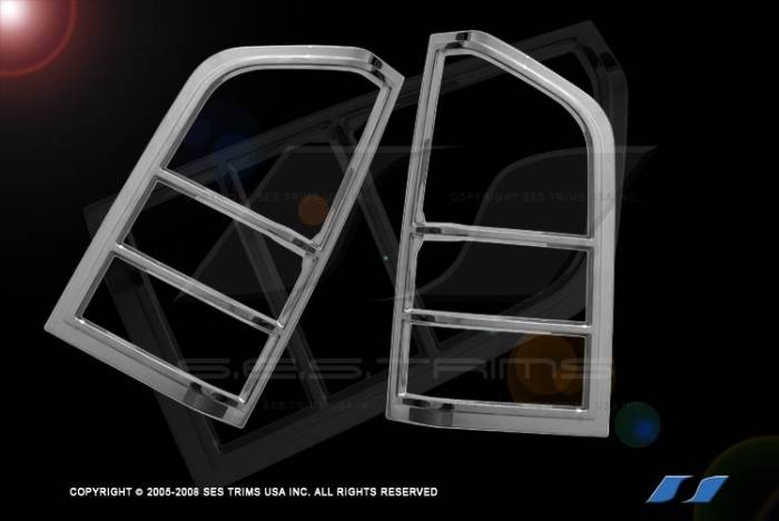 SES Trim - Nissan Pathfinder SES Trim ABS Chrome Taillight Trim - TL128