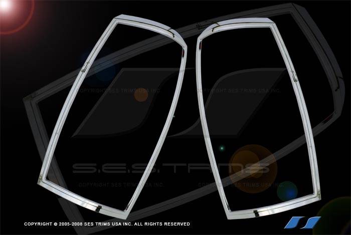 SES Trim - Cadillac Escalade SES Trim ABS Chrome Taillight Trim - TL132