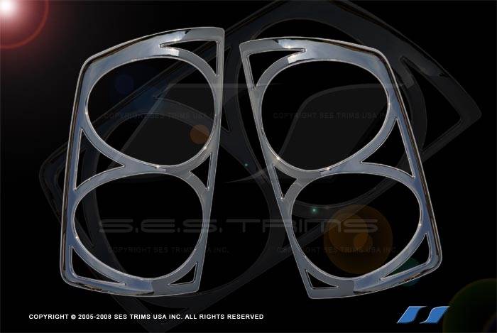 SES Trim - Dodge Ram SES Trim ABS Chrome Taillight Trim - TL134