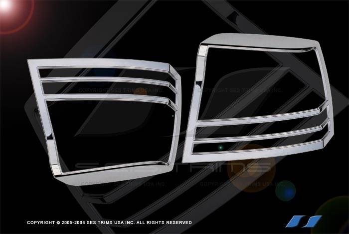 SES Trim - Dodge Charger SES Trim ABS Chrome Taillight Trim - TL135
