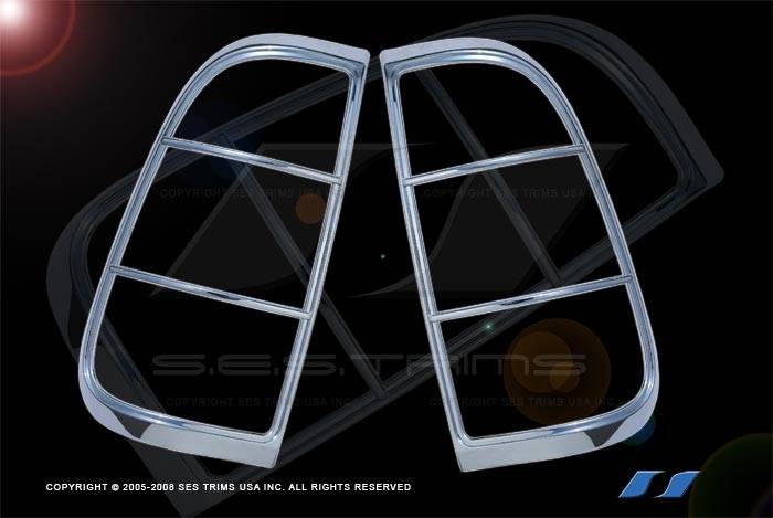 SES Trim - Ford Superduty SES Trim ABS Chrome Taillight Trim - TL140