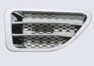 Street Scene - Ford Mustang Street Scene Generation 1 Fender Vents - Chrome ABS Plastic - 950-73002