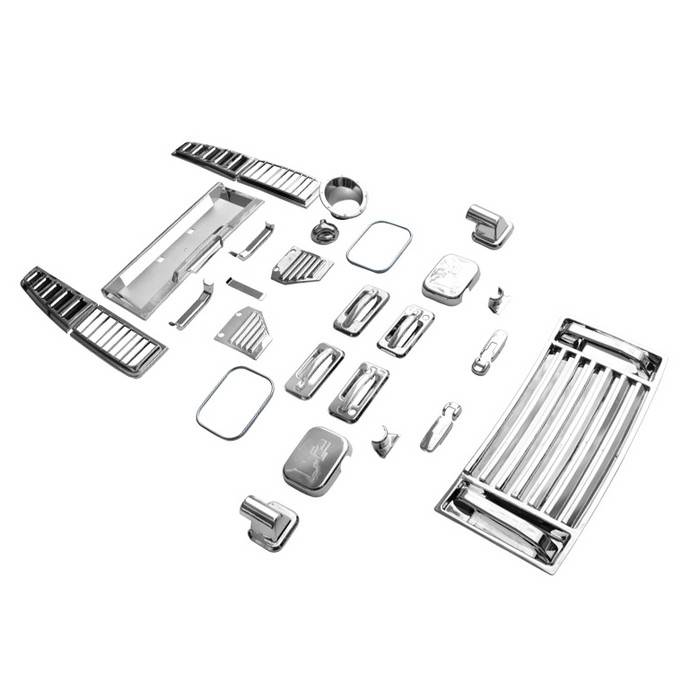 Spyder - Hummer H2 Spyder Chrome Accessory Full Set - 36PC - CA-SET-HH202-36PC