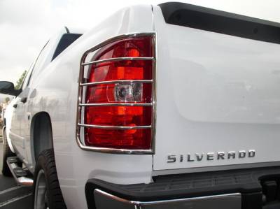 Aries - Chevrolet Silverado Aries Taillight Guard Covers