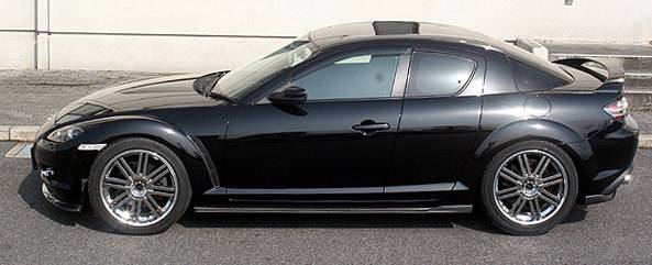 Chargespeed - Mazda RX-8 Chargespeed Bottom Line Side Skirts