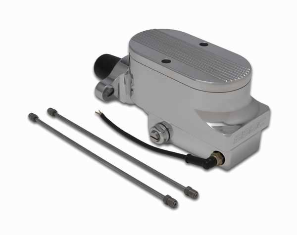 SSBC - SSBC Combo Billet Aluminum Dual Bowl Master Cylinder with Finned Cap - A0473-2