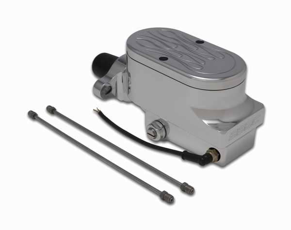 SSBC - SSBC Combo Billet Aluminum Dual Bowl Master Cylinder with Flamed Cap - A0473-3