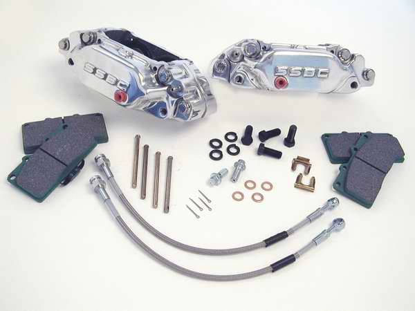 SSBC - SSBC Direct Bolt-On Force 10 Extreme 4-Piston Aluminum Calipers with 48mm Pistons - Front - A109-1