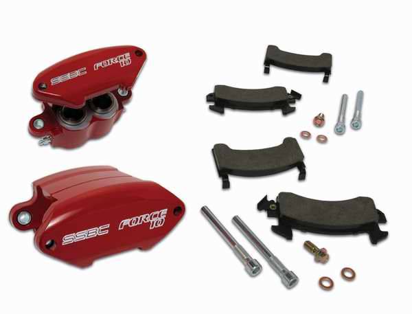 SSBC - SSBC Direct Bolt-On Force 10 Sport-Twin 2-Piston Aluminum Calipers & Pads - Front - A181